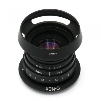 NEW Fujian 35mm f/1.6 CCTV II lens for Sony NEX E-mount camera amp; Adapter bundle