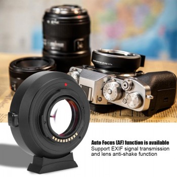 VILTROX EF-FX2 0.71x Auto Focus Mount Adapter for Canon EF/EF-S Lens to FUJIFILM Mirrorless Cam High Quality