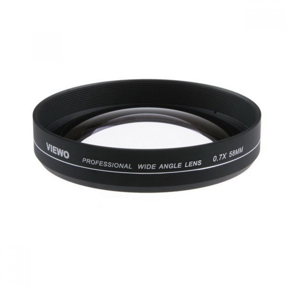 0.7X 58MM Wide Angle Prime Lens For Canon T2i / T3i / T4i / 550D / 600D / 650D 77mm Front