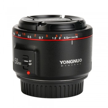 YONGNUO YN50mm F1.8 II Large Aperture Auto Focus Lens for Canon Bokeh Effect Camera Lens for Canon EOS 70D 5D2 5D3 600D DSLR