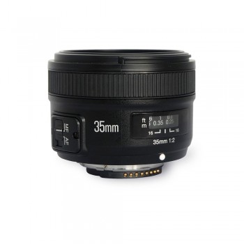 Yongnuo yn35 YN35mm F2 lens Wide-angle Large Aperture Fixed Auto Focus Lens +   Lens Hood +lens bag + 58mm UV filter For Nikon