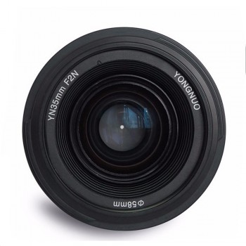 Yongnuo yn35 YN35mm F2 lens Wide-angle Large Aperture Fixed Auto Focus Lens +   Lens Hood +lens bag + 58mm UV filter For Nikon