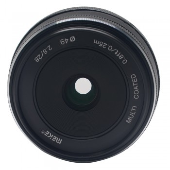 Meike MK-28mm f2.8 large Aperture Manual Multi Coated Focus lens APS-C for Fujifilm Mirrorless cameras X-A1 X-A2 X-E1 X-E2 X-E2S