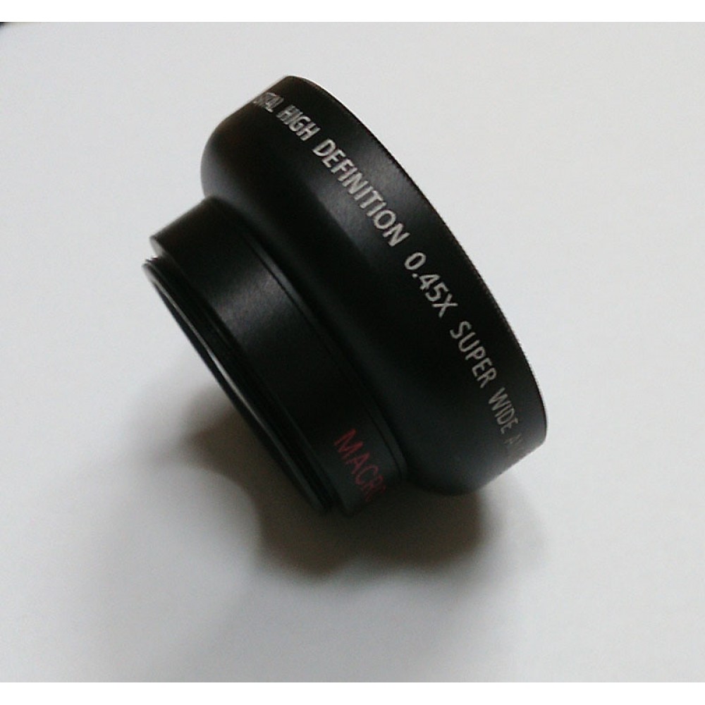 WIDE ANGLE 0.45X LENS AF 37mm + Macro FOR Sony HDR-XR500V, HDR-XR520VE Camcorder