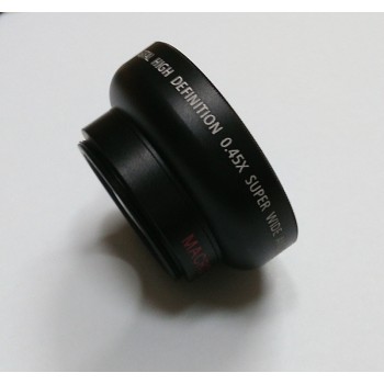 WIDE ANGLE 0.45X LENS AF 37mm + Macro FOR Sony HDR-XR500V, HDR-XR520VE Camcorder
