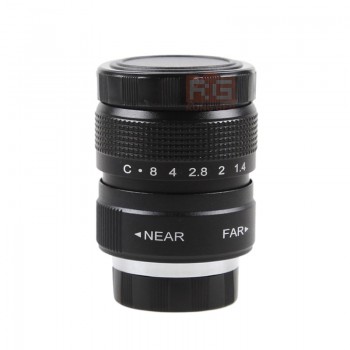 Fujian 25mm F1.4 CCTV Movie TV lens+C-Mount for Canon Mirrorless Camera EOS M M2 M3 M5 M6 M10