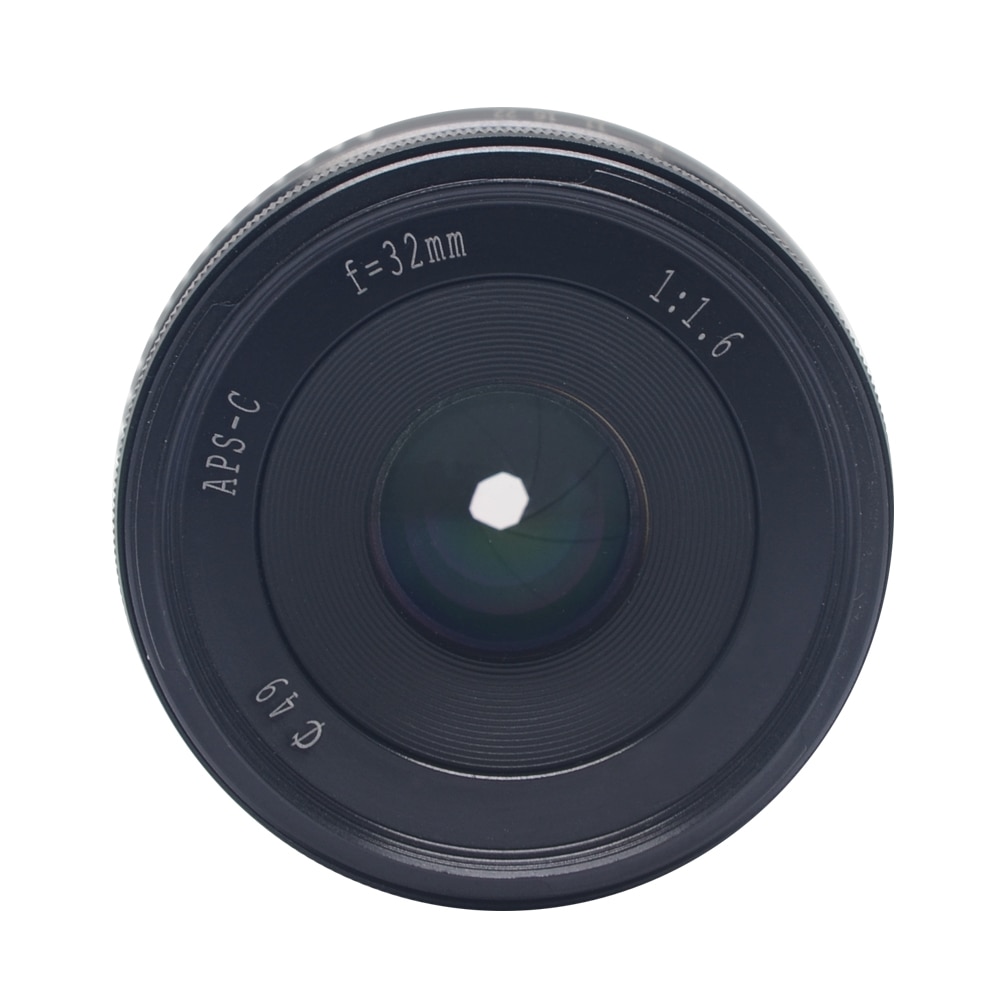 Mcoplus 32mm f1.6 Manual APS-C Camera Lens for Fujifilm Fuji X mount X-T10 X-T2 X-T1 X-A3 X-A2 X-A1 X-PRO2 X-PRO1 X-E2 X-E1 X-T3