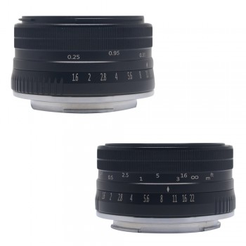 Mcoplus 32mm f1.6 Manual APS-C Camera Lens for Fujifilm Fuji X mount X-T10 X-T2 X-T1 X-A3 X-A2 X-A1 X-PRO2 X-PRO1 X-E2 X-E1 X-T3