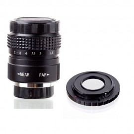 Fujian 25mm F1.4 CCTV TV lens + C Mount for Micro 4/3 m4/3 for Panasonic GX85 GX8 GX7 GX7K GH5 GH4 G10 G7 G7K G7H GF7 GF8 GF9