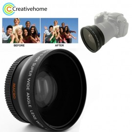 Brand New 0.45X 52mm Wide Angle Lens with Macro for Nikon Coolpix D40/ D60/ D70s/ D3000/ D3100/ D5000