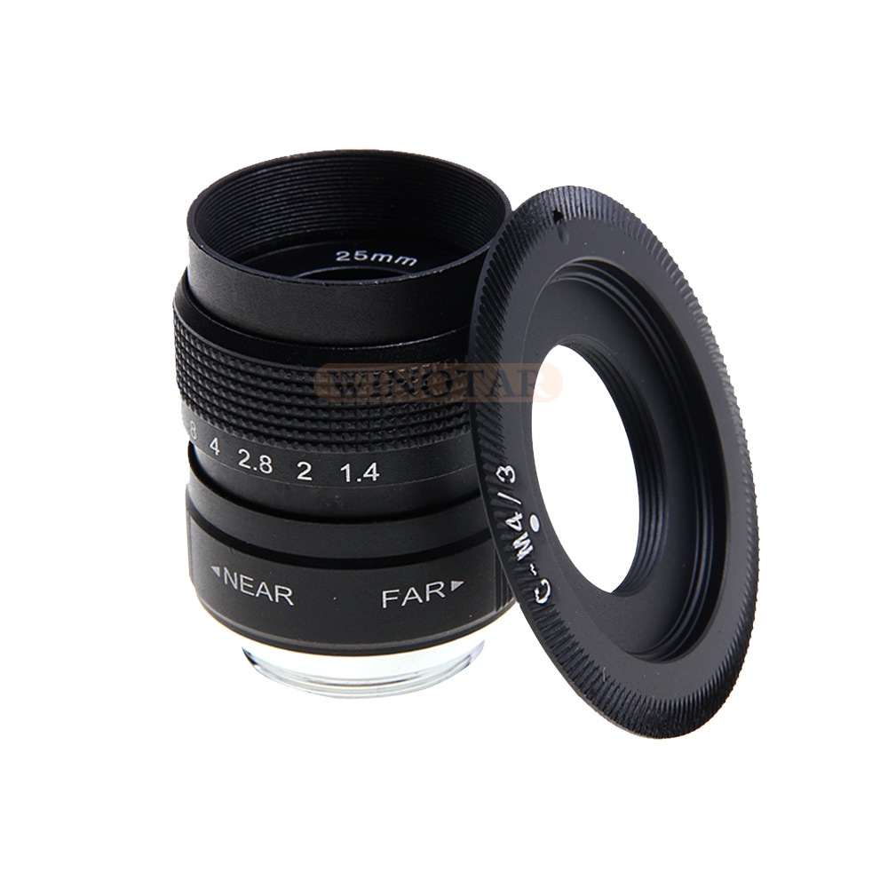 NEW Fujian 25mm F1.4 CCTV TV lens + C Mount for Micro 4/3 m4/3 Panasonic GH5 GH4 GH3 GF3 GF5 GF6 GF7 GF9 G3 G5 GX1 GX7 GX8 GX85
