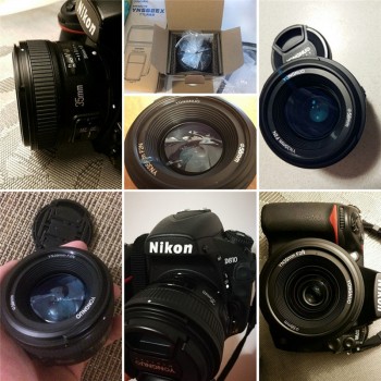 YONGNUO 35mm Lens YN35mm F2.0 AF/MF Fixed Focus F1.8 AF/EF Lens for Canon Nikon F Mount D3200 D3400 D3100 D5300 for DLSR Camera