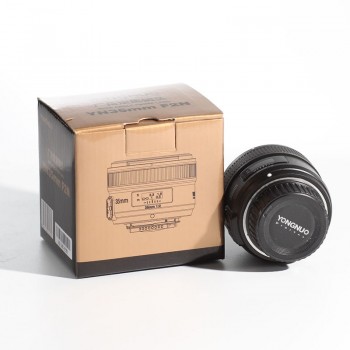 YONGNUO 35mm Lens YN35mm F2.0 AF/MF Fixed Focus F1.8 AF/EF Lens for Canon Nikon F Mount D3200 D3400 D3100 D5300 for DLSR Camera