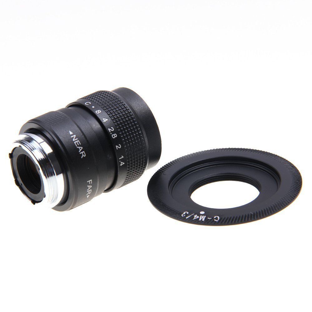 FUJIAN 25mm f/1.4 C Mount CCTV f1.4 Lens for Panasonic GF1 GF2 GF3 GF5 GF6 GX1 G1 G2 G3 G5 GH1 GH2 GH3