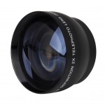 TOP 52mm 2X Magnification Telephoto Lens for Nikon AF-S 18-55mm 55-200mm Lens Camera