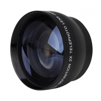 TOP 52mm 2X Magnification Telephoto Lens for Nikon AF-S 18-55mm 55-200mm Lens Camera