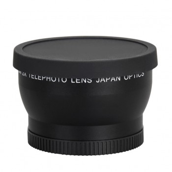 TOP 52mm 2X Magnification Telephoto Lens for Nikon AF-S 18-55mm 55-200mm Lens Camera