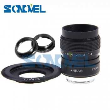 25mm F1.4 CCTV TV Movie lens+C Mount for Olympus Micro 4/3 m4/3 EP1 EP2 EP3 EP5 EPL1 EPL2 EPL3 EPL5 EPM1 OM-D EM5 EM10 C-M4/3