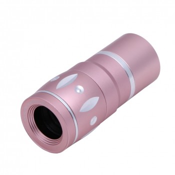 Universal 10X Zoom  16 Degree Clip-On Aluminum Telephoto Manual Focus Camera Lens Phone Lens  For Various Smart Phone FW1S