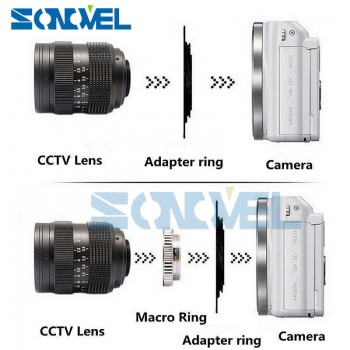 50mm CCTV F1.4 TV Movie lens+C Mount+Macro ring+lens hood for Sony E Mount NEX-5C NEX-5N NEX-C3 NEX-5 NEX-3 A6500 A6300 A6100