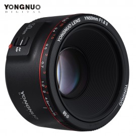 YONGNUO YN50mm F1.8 II Lens AF/MF Standard Prime Large Aperture Auto Focus Bokeh Effect Lens for Canon EOS 70D 5D2 5D3 600D