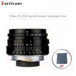 7 artisans 35mm F2 Large Aperture paraxial M-mount Lens for Leica Cameras M-M M240 M3 M5 M6 M7 M8 M9 M9P M10 Free Shipping