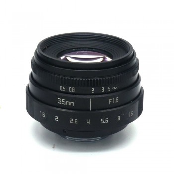NEW 35mm F1.6 CCTV Lens C Mount For Kodak S-1 YI M1 APS-C Mirrorless Digital Camera