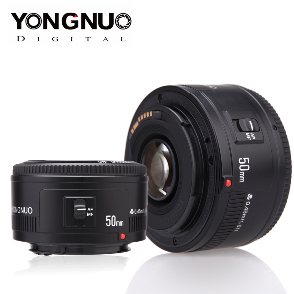 YONGNUO Lens YN50mm f1.8 YN EF 50mm f/1.8 AF Lens YN50 Aperture Auto Focus for Canon EOS 60D 70D 5D2 5D3 600d Canon DSLR Cameras