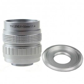 Fujian 50mm F1.4 CCTV TV Movie lens+C Mount to Sony A6000 A6500 A6300 A5000 NEX-5T N-3N N6 N7 N-5R NEX6 NEX7