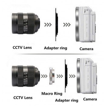 Fujian 50mm F1.4 CCTV TV Movie lens+C Mount to Sony A6000 A6500 A6300 A5000 NEX-5T N-3N N6 N7 N-5R NEX6 NEX7