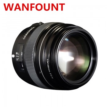 OUTMIX NEW Yongnuo 100mm Medium Telephoto Prime YN100mm F2 Lens for Cano* EOS Rebel Camera AF MF