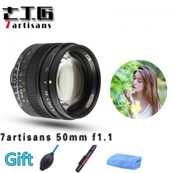 Original 7artisans 50mm F1.1 M Mount Fixed Lens for Leica M-Mount Cameras M-M M240 M3 M6 M7 M8 M9 M10