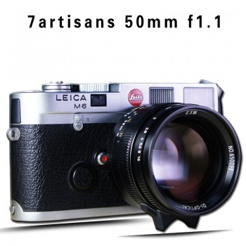 Original 7artisans 50mm F1.1 M Mount Fixed Lens for Leica M-Mount Cameras M-M M240 M3 M6 M7 M8 M9 M10