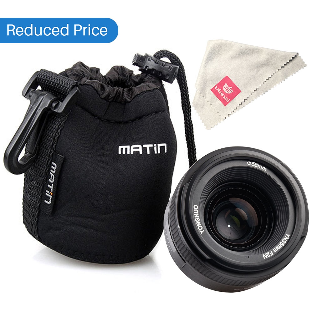 Ulanzi Yongnuo YN35mm F2N Lens Wide-angle Large Aperture Fixed Auto Focus Lens for Nikon D7100 D3200 D3300 D3100 D5100 D90