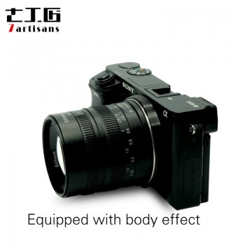 7artisans 55mm F1.4 M43 Prime Lens to Single Series for Sony E Mount for Canon EOS-M Mount Cameras A6000 A6300 A6500 M1 M2 M5 M6