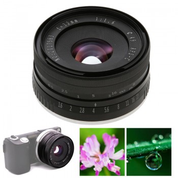 Professional Digital Camera Lens 32mm F1.6 Large Manual Prime Fixed Lens APS-C for Sony E-Mount Digital Mirrorless