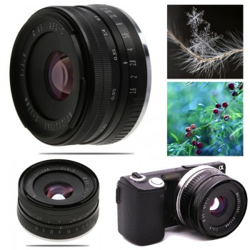 Professional Digital Camera Lens 32mm F1.6 Large Manual Prime Fixed Lens APS-C for Sony E-Mount Digital Mirrorless