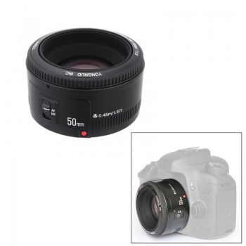 YONGNUO YN 50MM F1.8 Large Aperture Auto Focus Lens For Canon EF Mount EOS Camer+Lens Bag+Lens Hood ES-62II