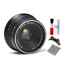 7artisans 25mm F1.8 Prime Lens to All Single Series for E Mount Sony Canon EOS-M Mout Micro 4/3 Cameras Olympus Panasonic