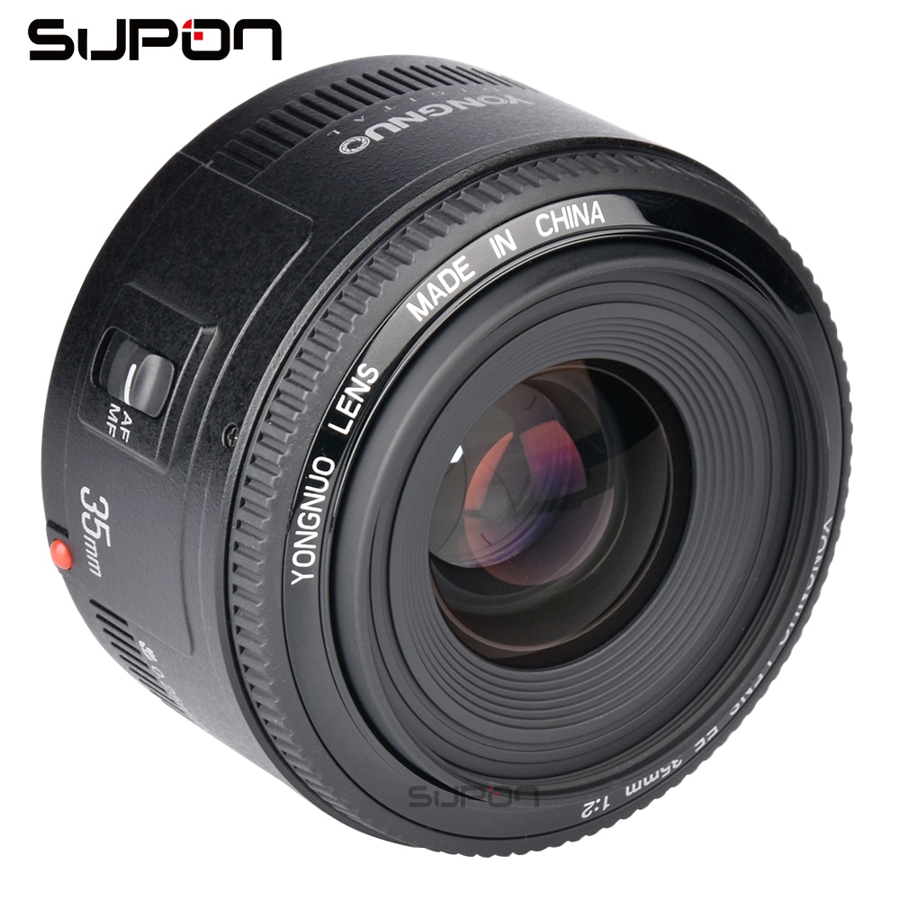 YONGNUO 35mm Lens YN35mm F2.0 Lens Wide-angle Large Aperture Fixed Auto Focus Lens EF Mount For Canon DSLR Cameras 600D 60D 5D