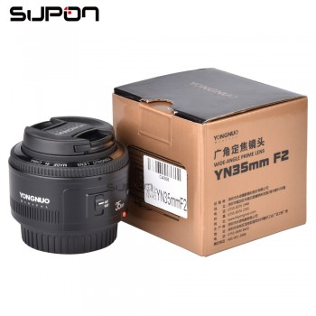 YONGNUO 35mm Lens YN35mm F2.0 Lens Wide-angle Large Aperture Fixed Auto Focus Lens EF Mount For Canon DSLR Cameras 600D 60D 5D