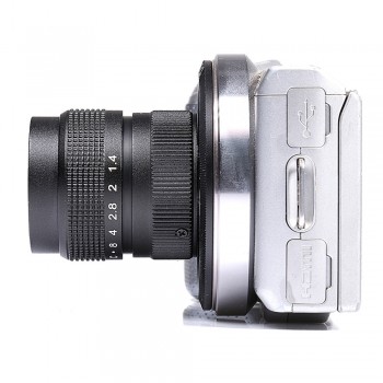 Fujian 3in1 25mm F1.4 35mm f1.7 50mm Movie CCTV Lens C-FX Mount Ring KIT for Fuji Fujifilm X-E2 X-E1 X-Pro1 X-M1 X-A2 X-A1 X-T1