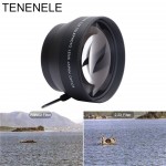 Camera Lens Telephoto Lens 2.2x 58 62 67 72 MM High Definition Optical Tele Lenses For Sony Nikon Canon Camera Lens Accessories