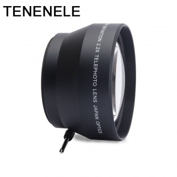 Camera Lens Telephoto Lens 2.2x 58 62 67 72 MM High Definition Optical Tele Lenses For Sony Nikon Canon Camera Lens Accessories