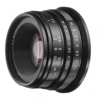 25mm F/1.8 Prime Lens Manual Focus MF For Canon EOS M EF-M Mount EOS M, M2, M3, M5, M6, M10, M100