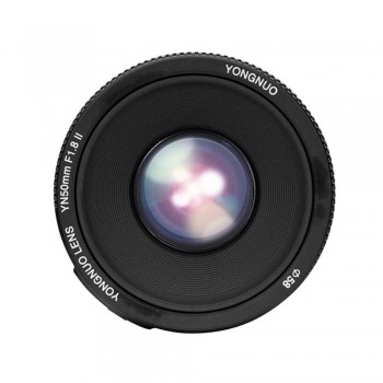 YONGNUO lens YN 50mm F1.8 II Standard Prime Af/Mf Camera Lens 0.35m Focus Metal bayonet YN 50 1.8 II Lenes For Canon