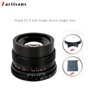 7artisans 35mm f2.0 Prime Lens to All Single Series for E-mount  FX-mount Cameras A7 A7II A7R A7RII A7S A6500 X-A10 X-A2 X-A3