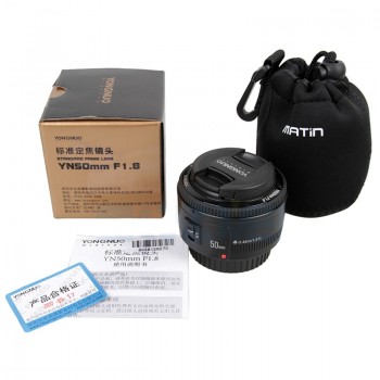 YONGNUO YN50mm f1.8 AF Lens Standard Aperture Auto Focus Camera Lens for Canon EOS 800D 760D 750D 80D 77D 7D 6D 5Ds DSLR Camera