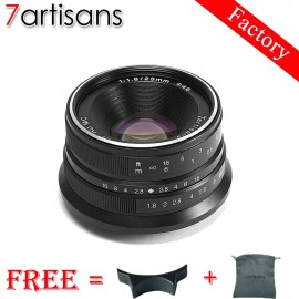 7 artisans 25mm / F1.8 Prime Lens for All Sony E Mount /Canon EOS-M Single Series Mount / Fuji FX Mounting / Olympus M43 Mount
