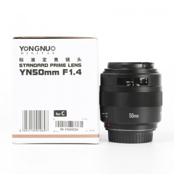 YONGNUO YN50mm F1.4 Standard Prime Lens Large Aperture Auto Focus (AF)/Manual Focus (MF) 50mm Lens for Canon EOS Camera 5DIV 60D